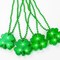 4Pcs Light up Shamrocks Beads Necklaces, St Patrick's Day Necklace Accessories Led Shamrocks Necklaces Metallic Green Bead Clovers Necklaces for Irish St. Patricks Day Party Favor Supplies